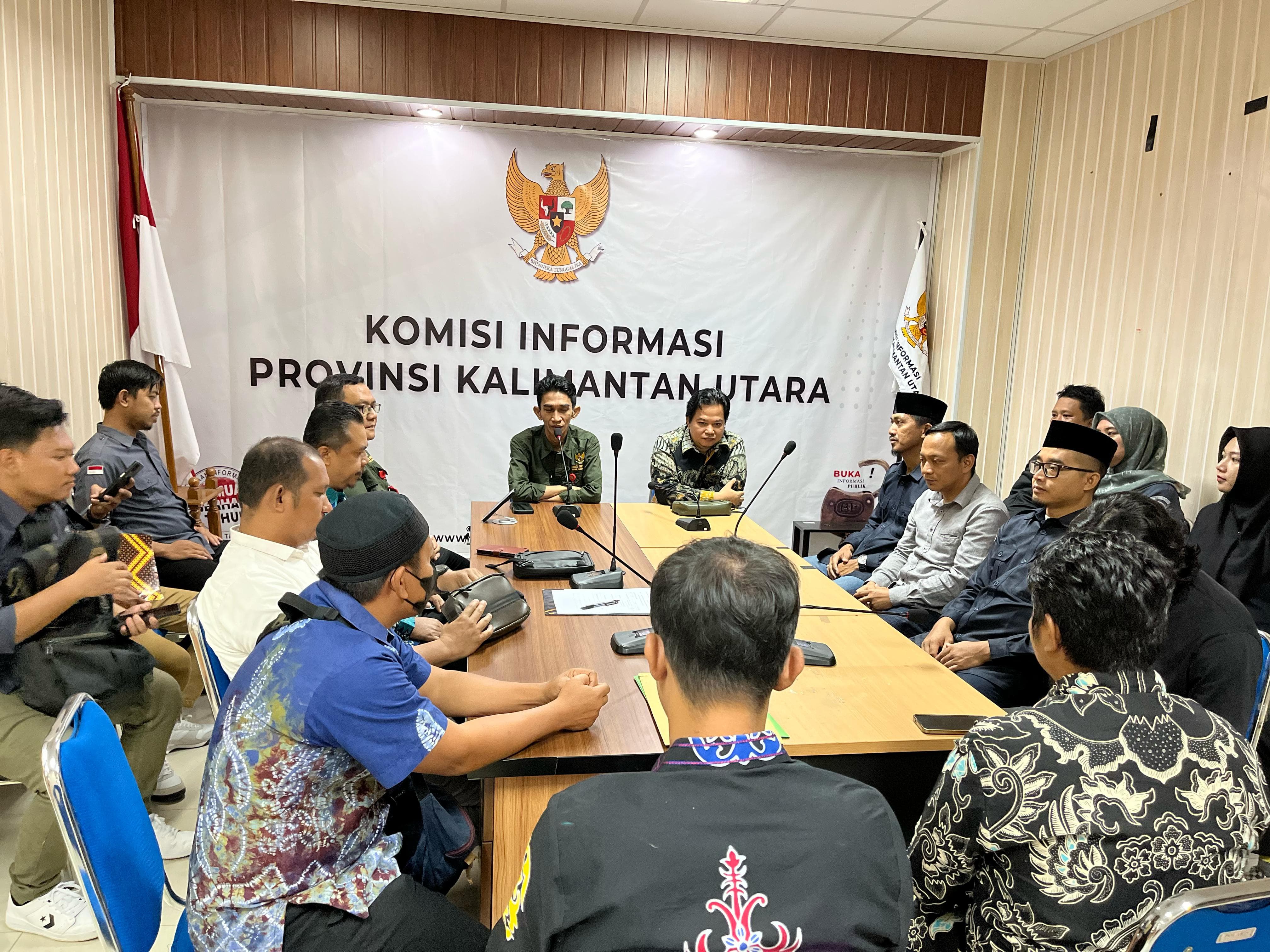 KI Kaltara Minta Badan Publik Sampaikan Laporan, Bawaslu Kabupaten/Kota Laporkan Layanan Informasi Publik